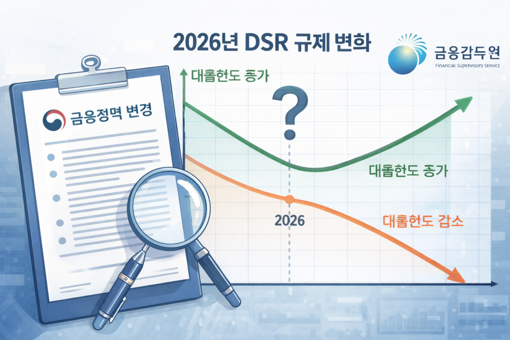 2026년 DSR 규제, 이렇게 바뀝니다 (긴급 체크리스트)