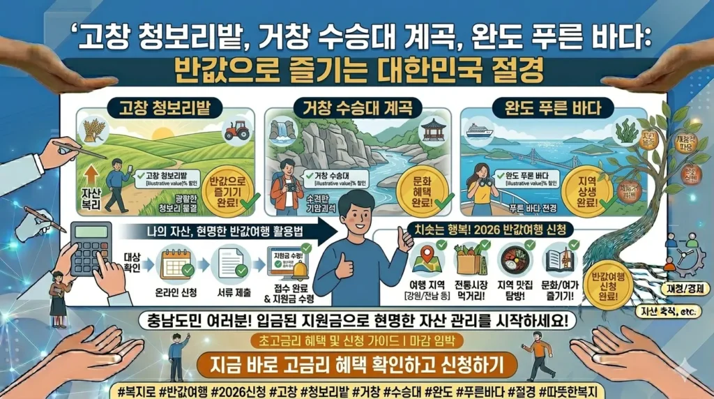 고창의 아름다운 청보리밭 풍경과 거창의 수승대 계곡,