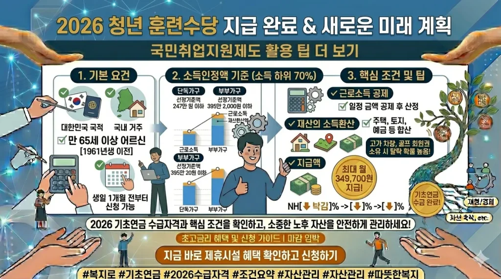 희망찬 표정으로 노트북을 보고 있는 청년 쉬었음